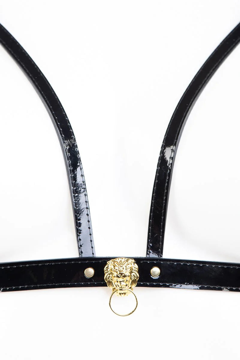 Leone Cage Harness Lingerie by Fräulein Kink- The Nookie