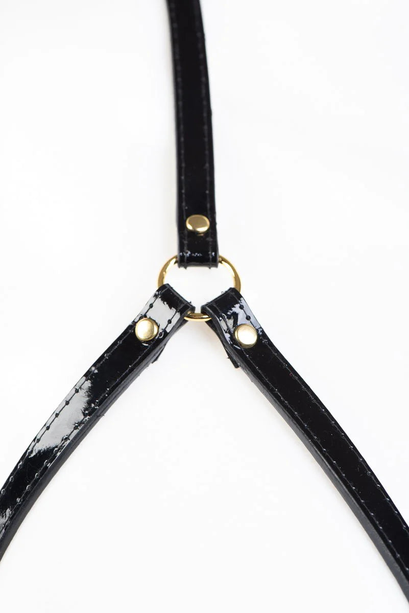 Leone Cage Harness Lingerie by Fräulein Kink- The Nookie