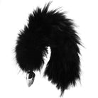 Stainless Steel Butt Plug with Fur Tail Dildo by Rouge- The Nookie