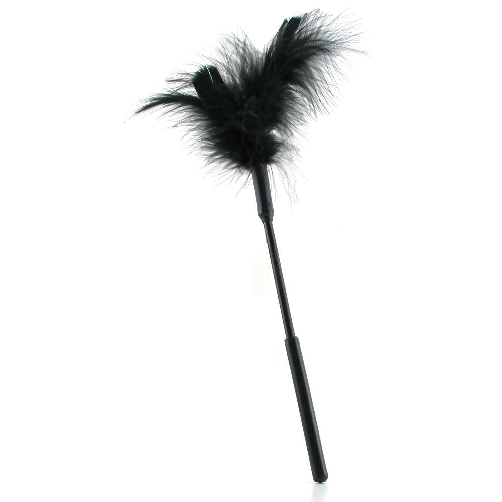 Black Feather Tickler 7 Inch Kink by Sex & Mischief- The Nookie