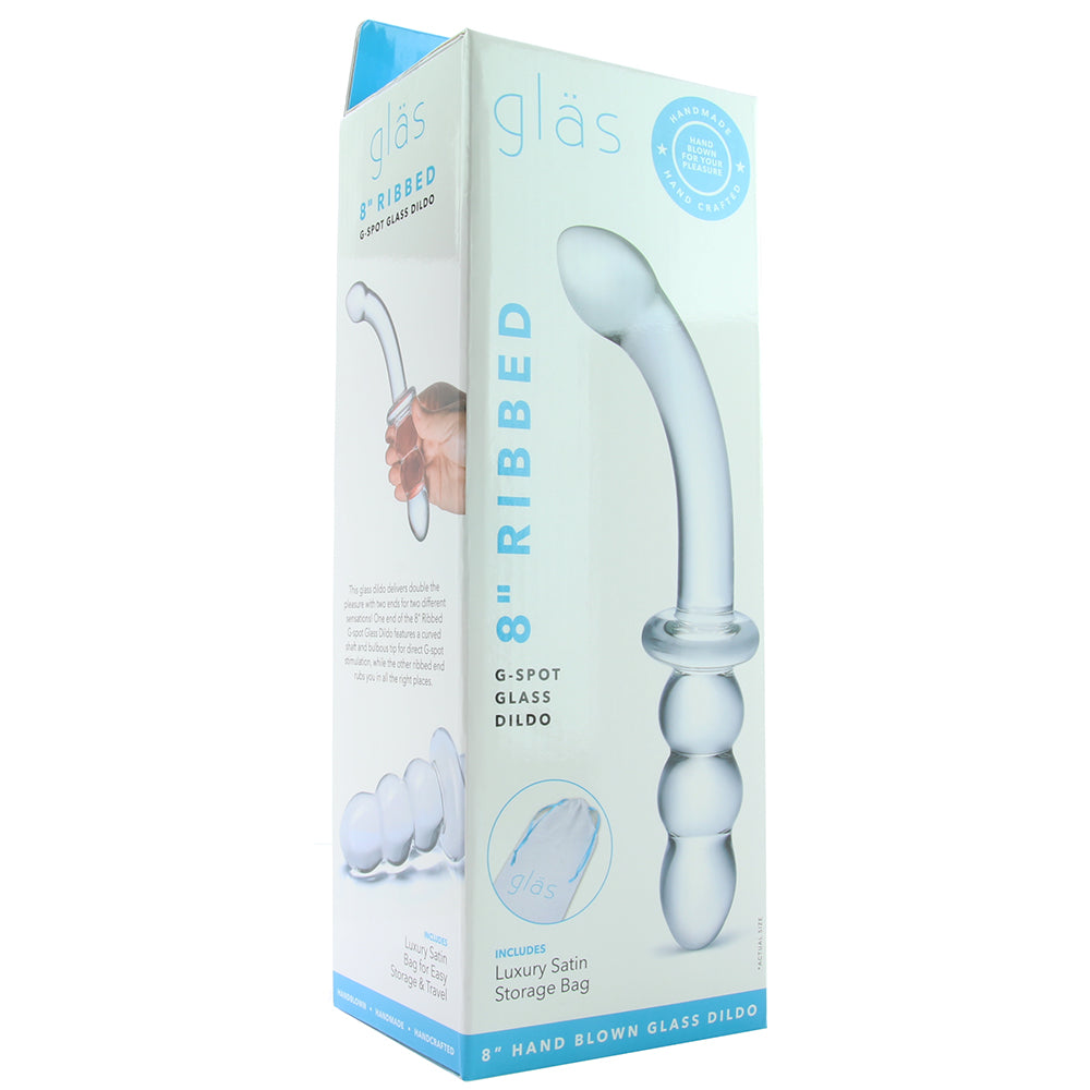 Ribbed G-Spot Glass Dildo Dildo by Glas- The Nookie