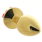 Small Gold Plug with Red Rose Dildo by NS Novelties- The Nookie