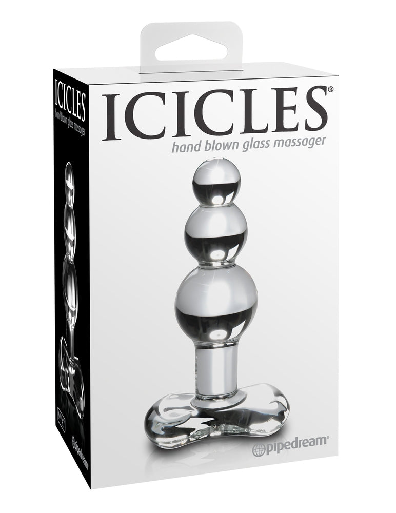 Icicles No. 47 Glass Plug Dildo by Pipedream- The Nookie