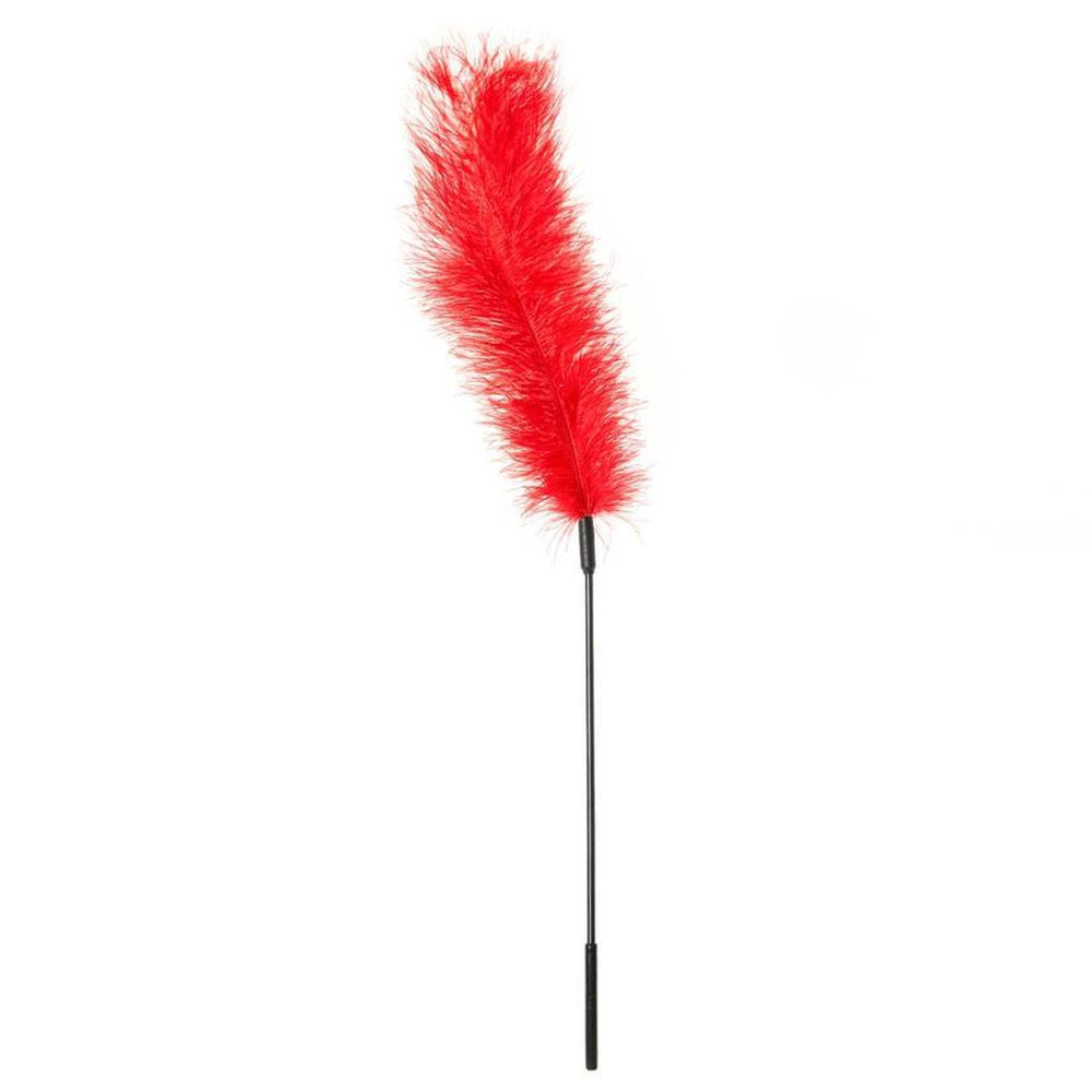 Red Ostrich Tickler Kink by Sportsheets- The Nookie