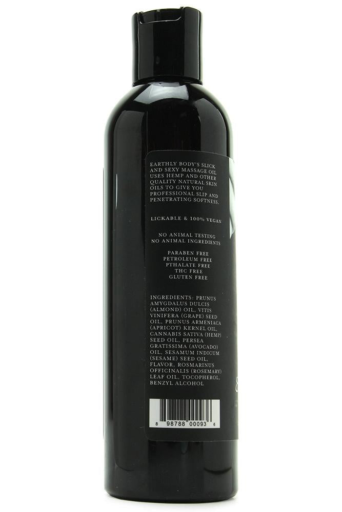 Edible Massage Oil Strawberry Massage by Earthly Body- The Nookie