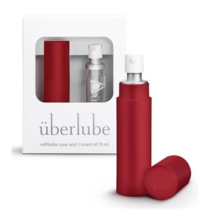 Travel Pack: Refillable Case & 15ml insert Überlube Lube by Überlube- The Nookie