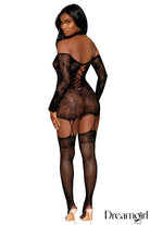 Dreamgirl Reversible Long-Sleeved Garter Dress Lingerie by Dreamgirl- The Nookie