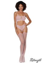 Two Piece Lace Bodystocking in Pink Lingerie by Dreamgirl- The Nookie