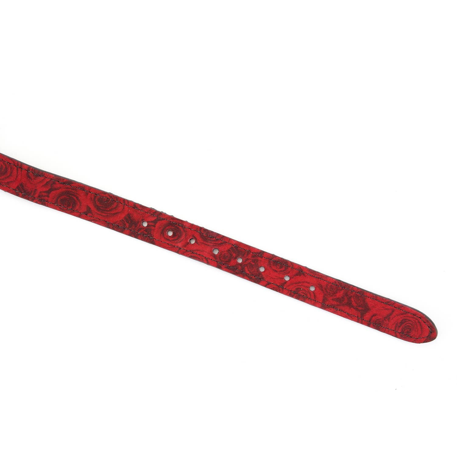 Kinbaku Ukiyoe Luxury Red Rosy Lamb Suede Leather Blindfold Kink by Liebe Seele- The Nookie