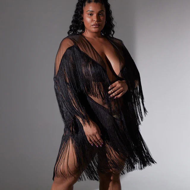 Fringe Benefits Robe Lingerie by Thistle & Spire- The Nookie