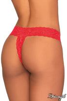 Dreamgirl Red Open Lace Thong Lingerie by Dreamgirl- The Nookie