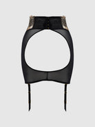 Delilah Embroidered Open Back Half Skirt Lingerie by House of Desire- The Nookie
