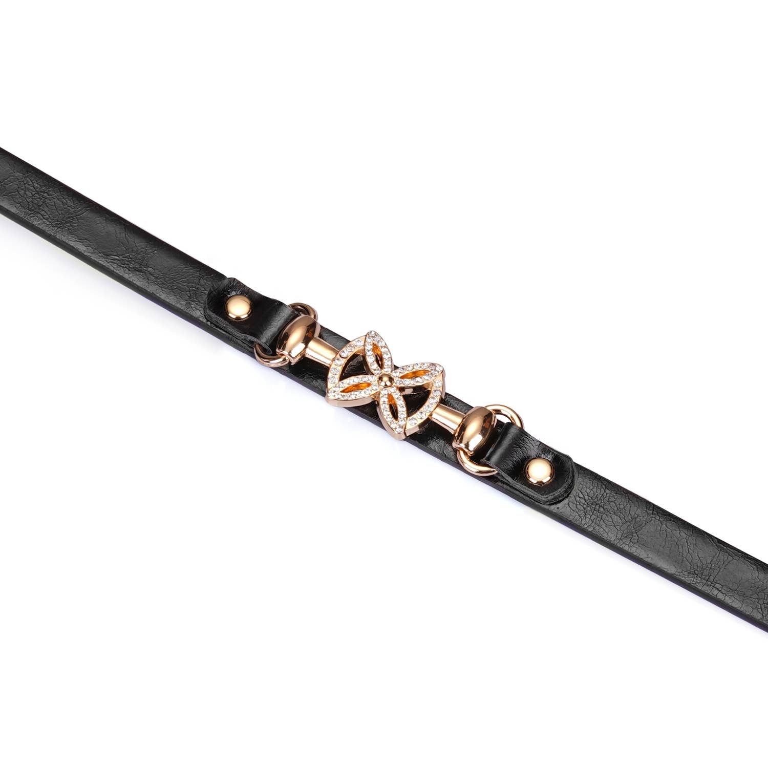 Luxury Rhinestone Bow Collar Kink by Liebe Seele- The Nookie