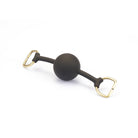 Kinbaku Ukiyoe Ball Gag with Red Rosy Lamb Sued Leather Kink by Liebe Seele- The Nookie