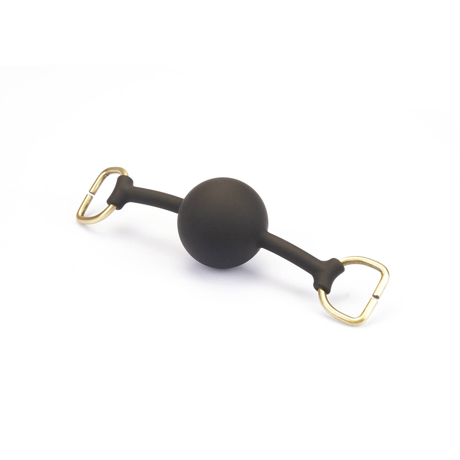 Kinbaku Ukiyoe Ball Gag with Red Rosy Lamb Sued Leather Kink by Liebe Seele- The Nookie