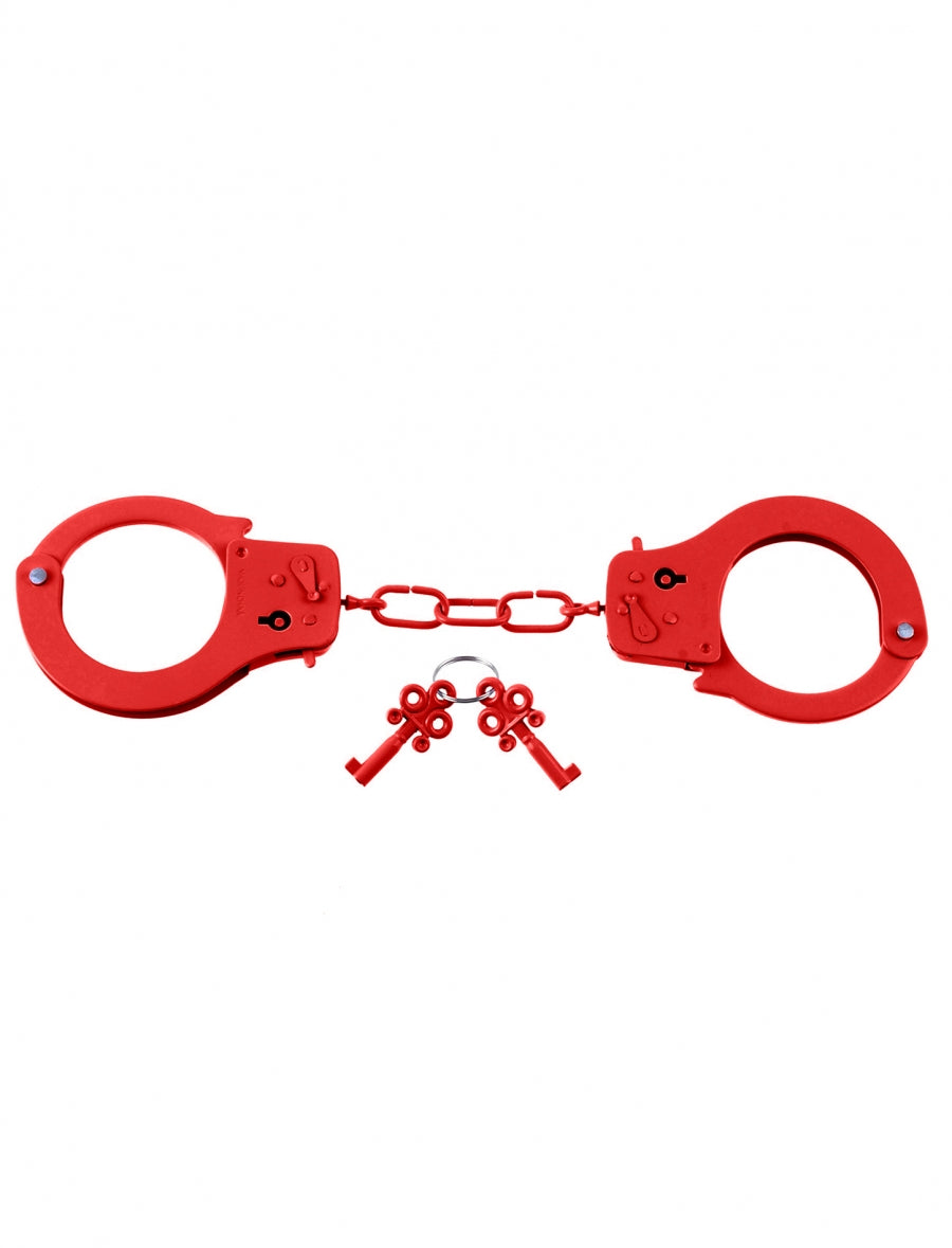 Red Metal Handcuffs Kink by Pipedream- The Nookie