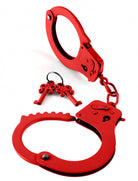 Red Metal Handcuffs Kink by Pipedream- The Nookie