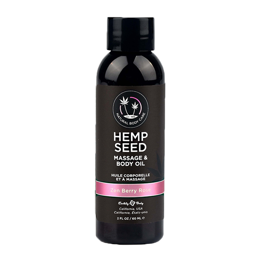 Hemp Seed Massage in Zen Berry Rose Massage by Earthly Body- The Nookie