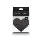 Glitter Hearts Black and Gold Pasties Lingerie by NS Novelties- The Nookie