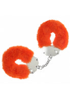 Shots Heavy Duty Fluffy Handcuffs in Orange Kink by Shots Toys- The Nookie