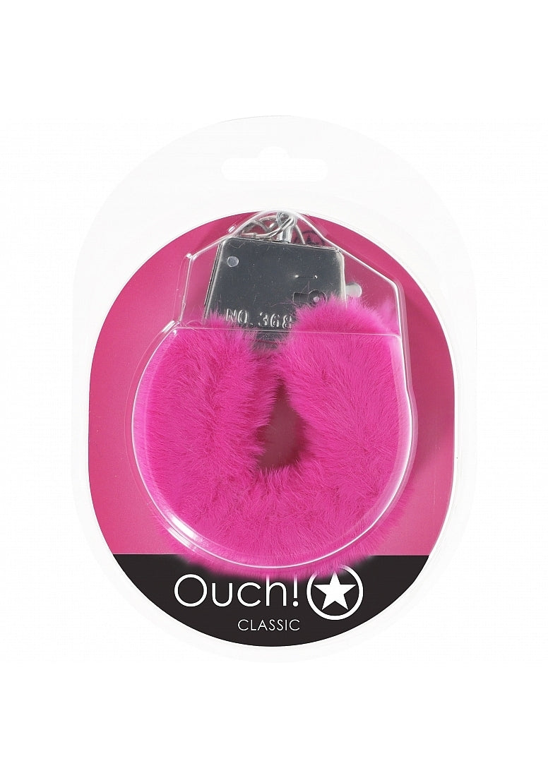 Shots Classic Fluffy Handcuffs in Pink Kink by Shots Toys- The Nookie