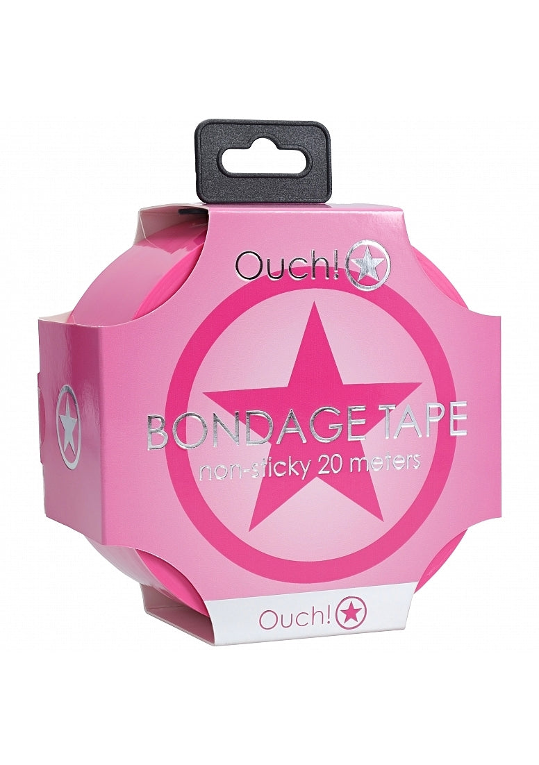 Ouch! Bondage Tape in Pink Kink by Shots Toys- The Nookie