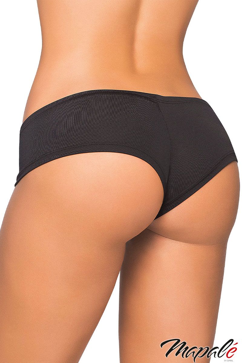Black Boyshort Lingerie by Mapalé- The Nookie
