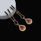 Sapphire Nipple Clamps Kink by Liebe Seele- The Nookie