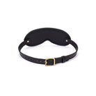 Crocodile Noir Black Leather Blindfold Kink by Liebe Seele- The Nookie