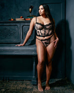  Embroidered G-String Lingerie by Kilo Brava- The Nookie