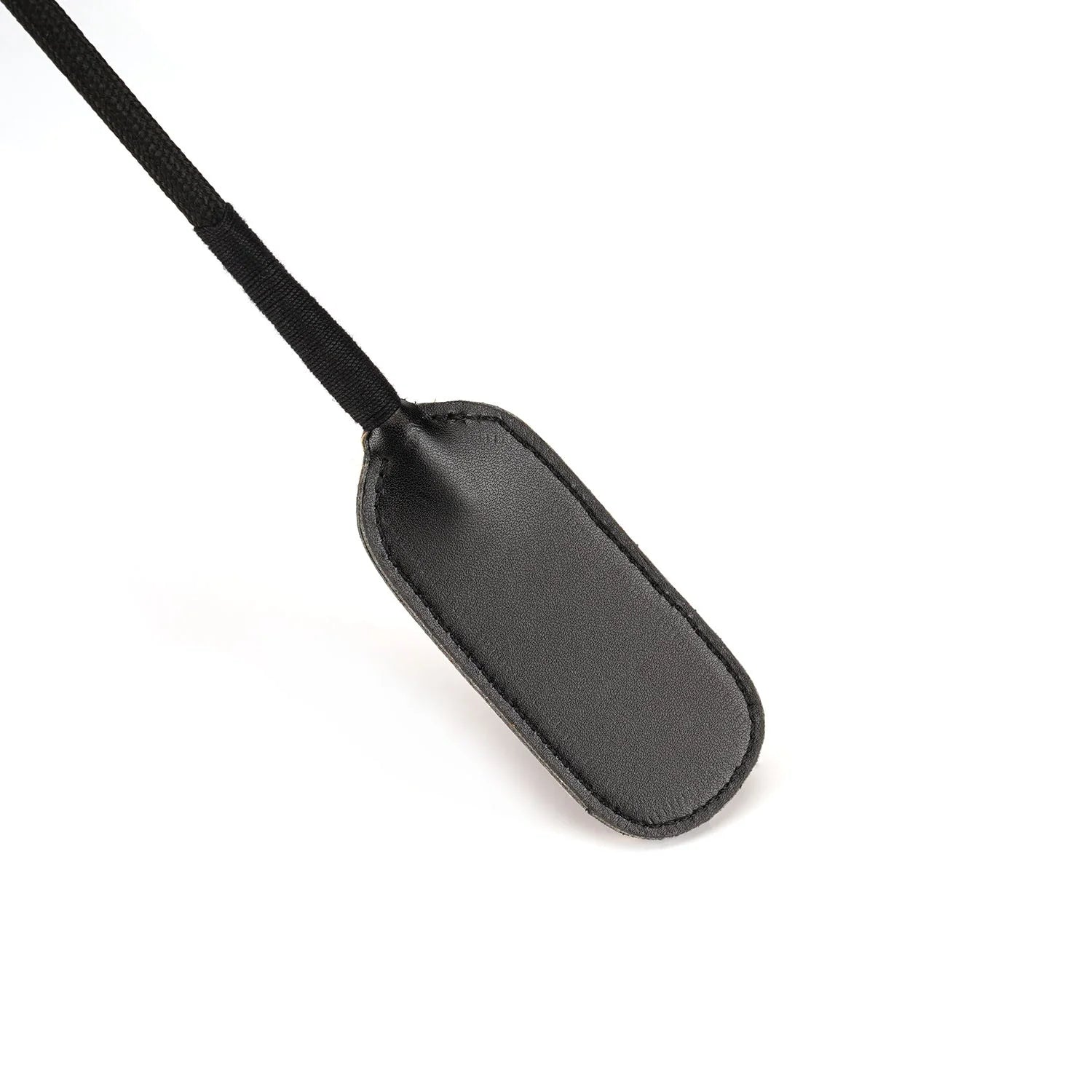  Black Bond Riding Crop With Wide Tip Kink by Liebe Seele- The Nookie