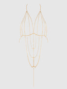 Deep V-Plunge Chain Teddy Lingerie by House of Desire- The Nookie