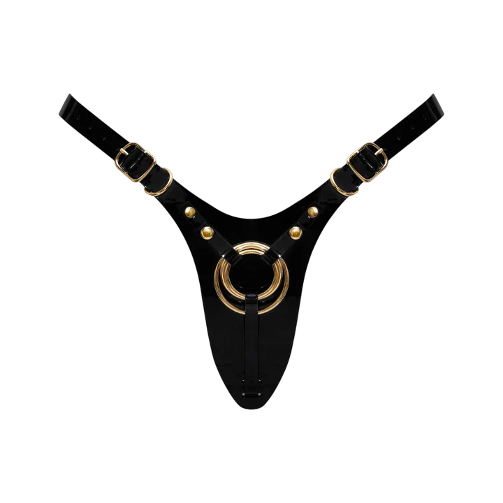 Leatherette Harness Fabulous in Black Harness by Strap-On-Me- The Nookie