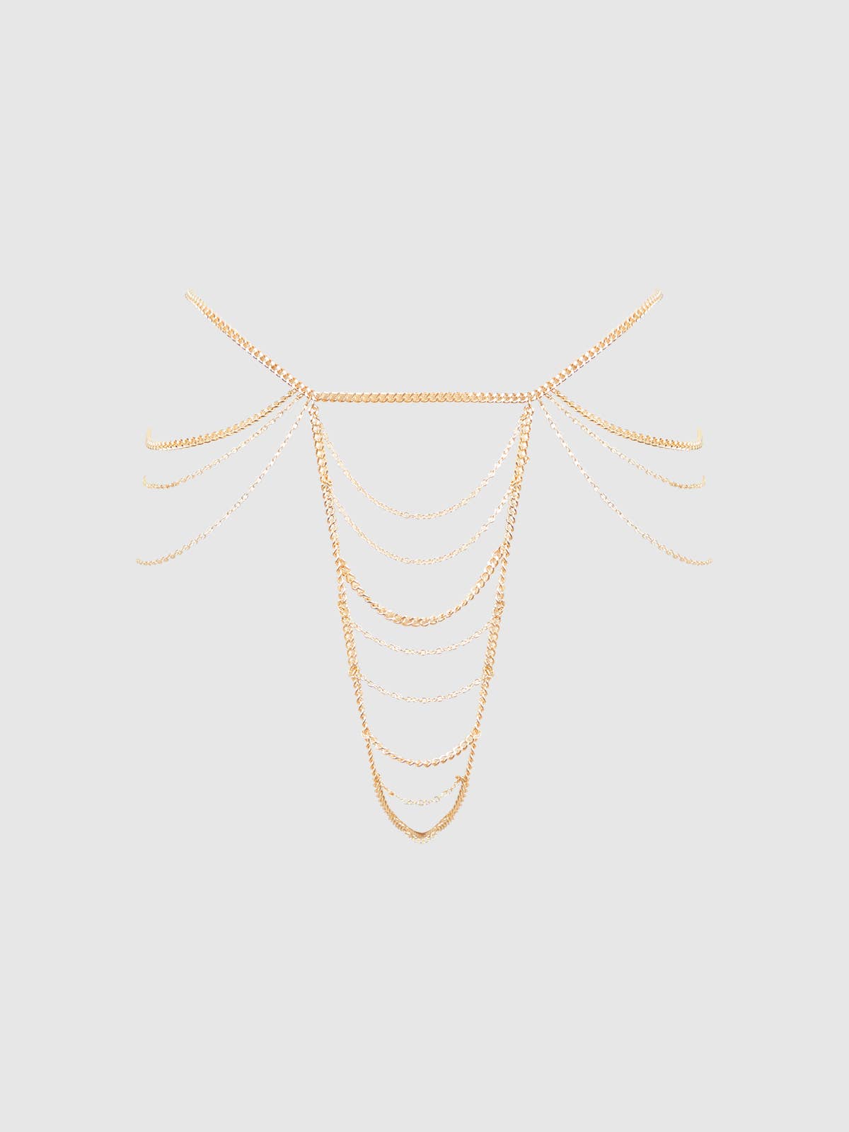 Chain Draped G-String in Gold Lingerie by House of Desire- The Nookie