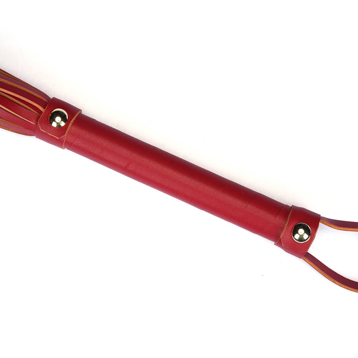 Red Faux Leather Flogger Kink by Liebe Seele- The Nookie