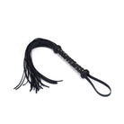 Dark Secret Deluxe Leather Flogger with Studded Handle Kink by Liebe Seele- The Nookie