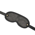 Crocodile Noir Black Leather Blindfold Kink by Liebe Seele- The Nookie