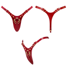 Leatherette Harness Fabulous in Red Harness by Strap-On-Me- The Nookie