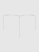 Rhinestone V-Front Panty in Silver Lingerie by House of Desire- The Nookie