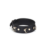  Dark Secret Leather Collar with Leash Kink by Liebe Seele- The Nookie