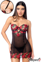 Roses Babydoll Lingerie by Mapalé- The Nookie