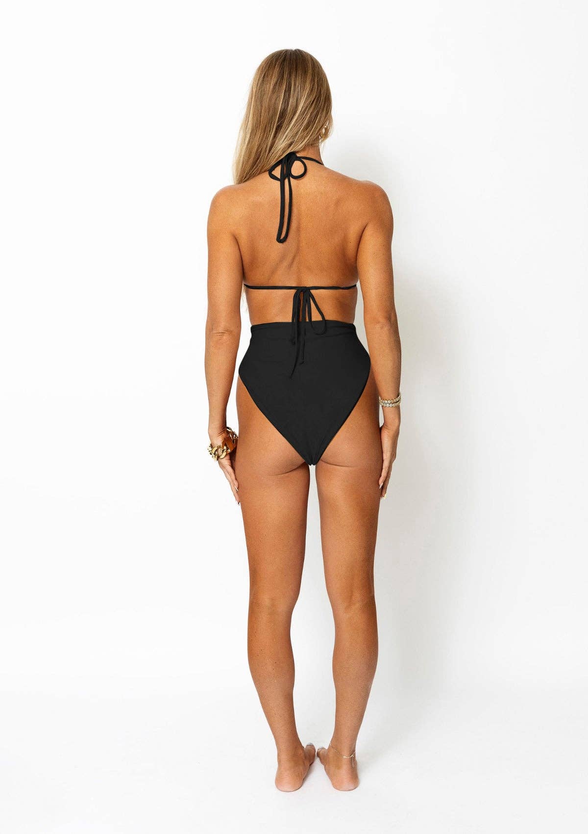 Amelia Swimsuit In Black Swim by Vanity Couture- The Nookie