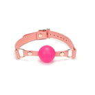 Pink Dream Leather Ball Gag Kink by Liebe Seele- The Nookie