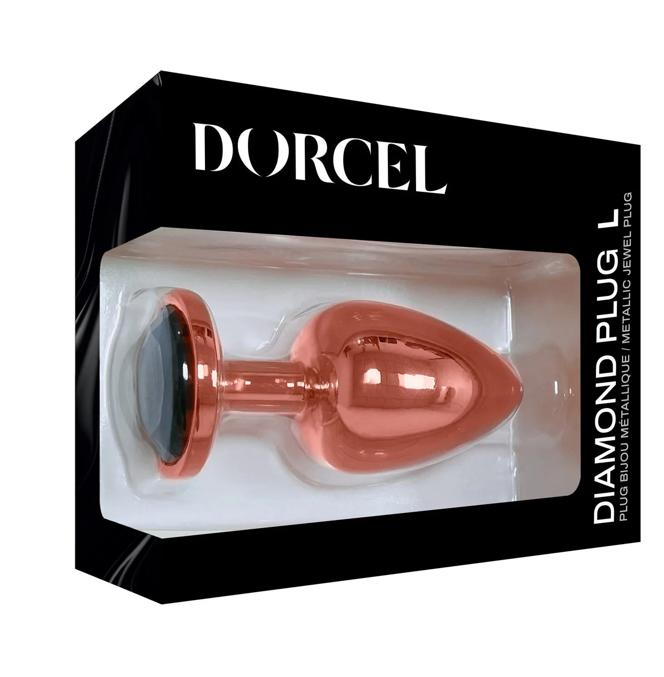 Dorcel Rose Gold Diamond Plug Size Large Dildo by Dorcel- The Nookie