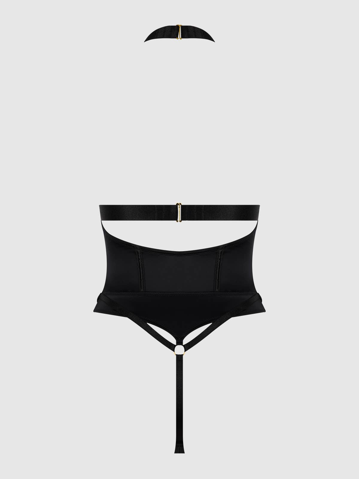 Devon Strappy Harness Teddy Lingerie by House of Desire- The Nookie