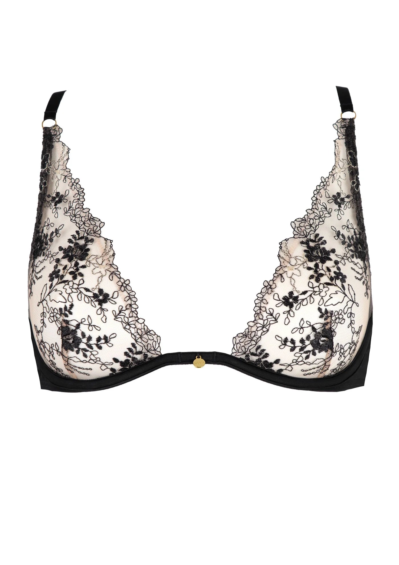 Aprés Minuit Wired Triangle Bra Lingerie by Atelier Amour- The Nookie