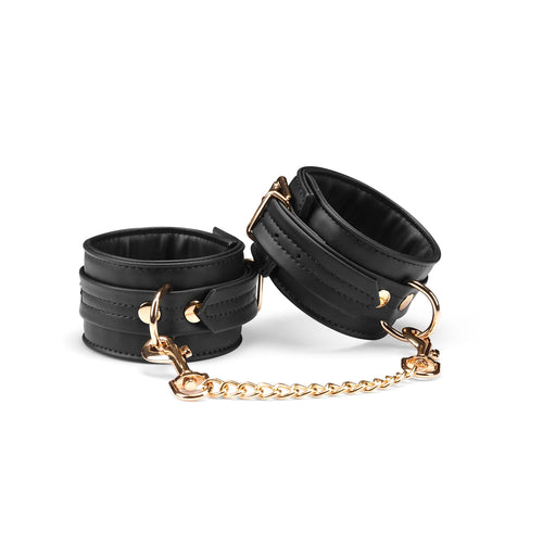  Dark Candy Vegan Leather Ankle Cuffs Kink by Liebe Seele- The Nookie