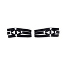 Black Bondage Thigh Garters with Silver Sliders Lingerie by Flash You & Me- The Nookie
