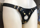  Vegan Black and Brass Jag Harness by Aslan Leather- The Nookie