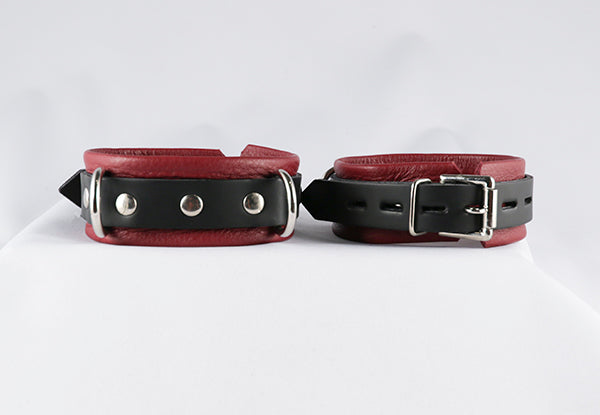  Cherry Kink Ankle Cuffs Kink by Aslan Leather- The Nookie